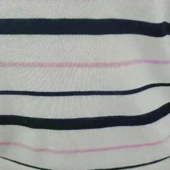 TAHARI Arthur S. Levine Silk Striped Knit Tank Top sz 6 - Picture 3 of 8